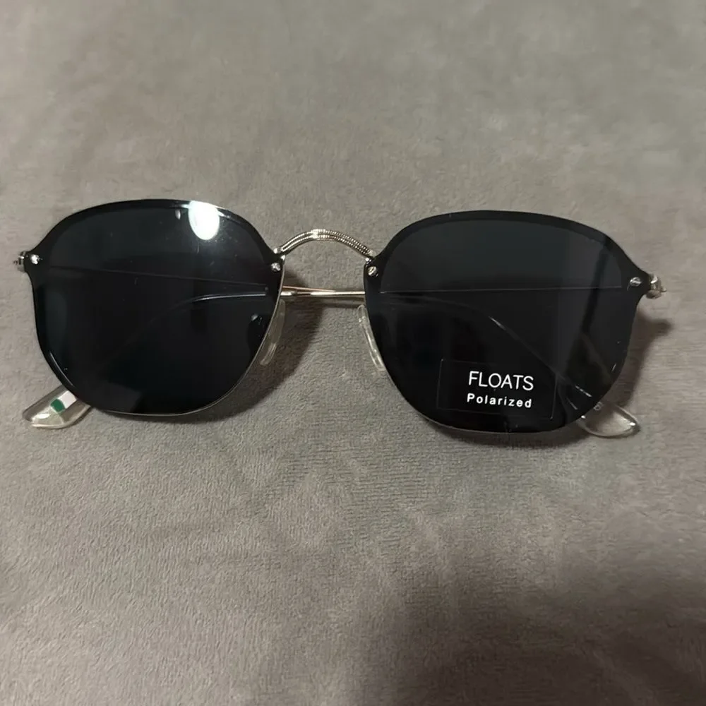Floats Polarized Sunglasses Black NEW Unisex Dark Lense